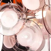 "Space Age" chandelier in Murano glass by Gino Vistosi 1970.