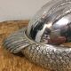 Duck-shaped terrine in silver metal