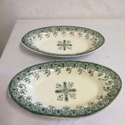 Old raviers, small dishes oval armer