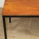 Teak and black lacquered metal table, Denmark 1950