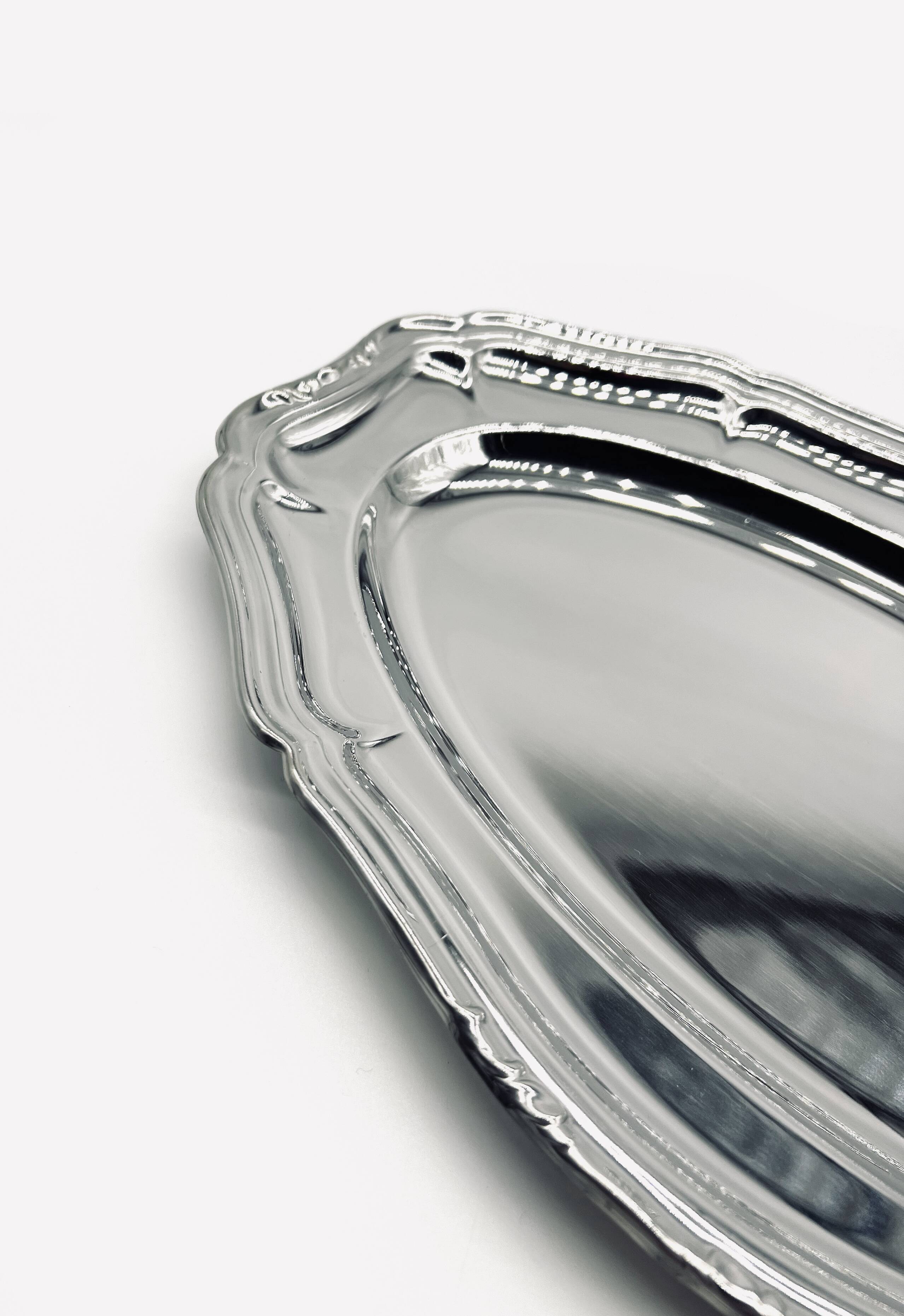 Stainless steel dish