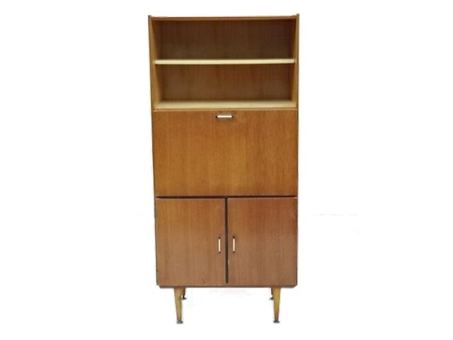 Secretary vintage 1970 light wood