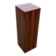 Vintage plant column in rosewood veneer 80s design