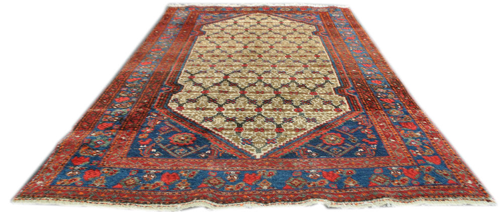 Authentic Persian rug from the mid-20th century size 119x196 cm