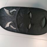 Decorative sculpted metal wall mask – 70 cm × 33 cm