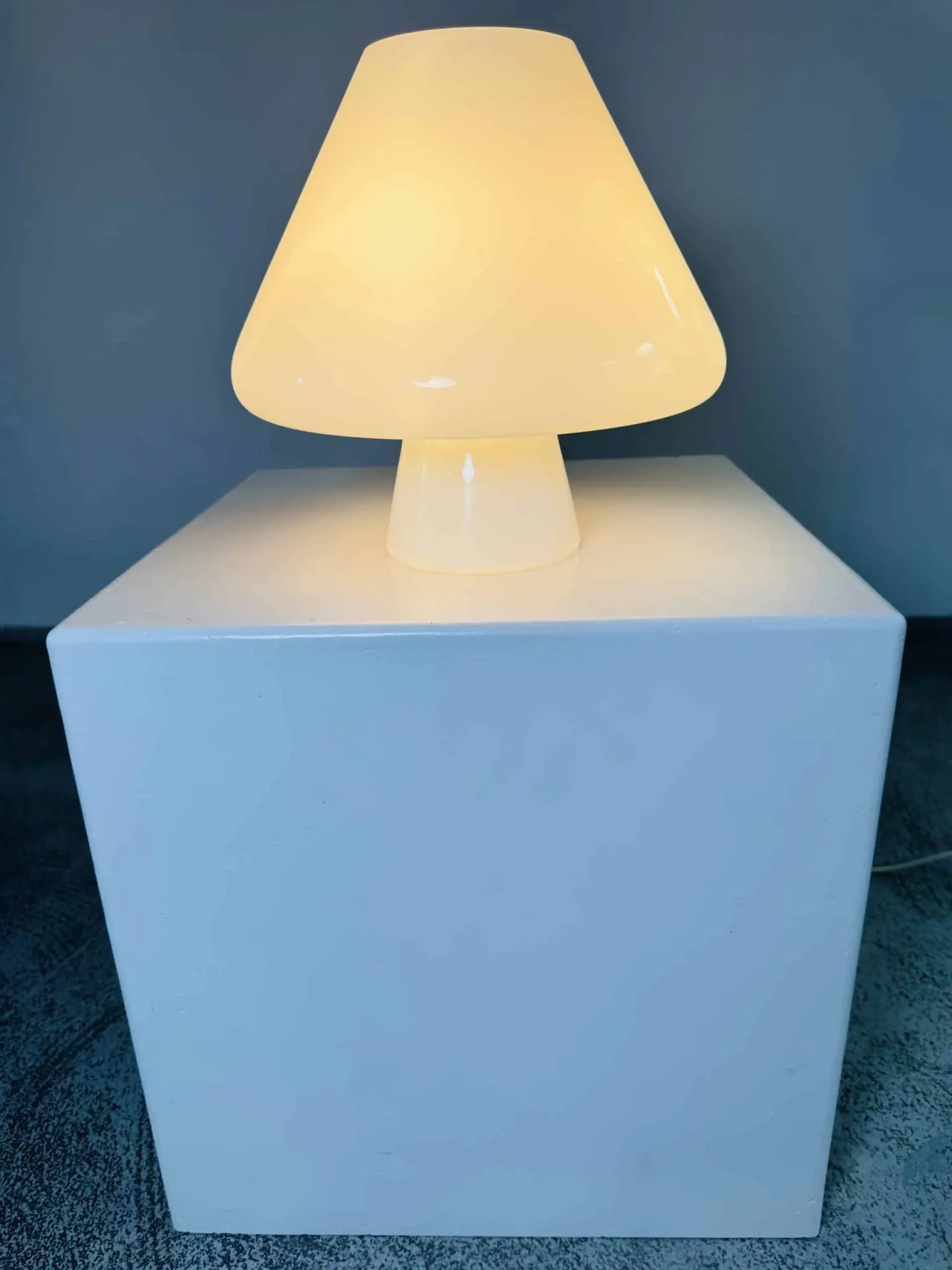 Murano Table Lamp By Venini, Italy, 1970S