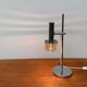 Lampe de table à lames chromées de l’ère spatiale