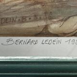 Lithograph 1/10 signed Bernard Ledein - 1986