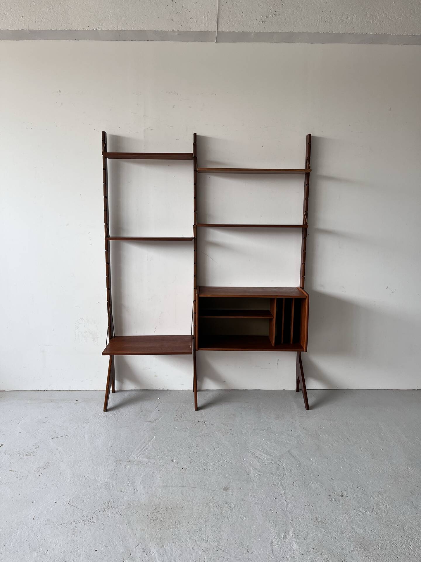 Scandinavian Bookcase, John Texmon, Mid century, Norway
