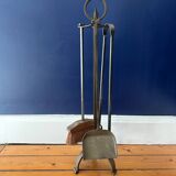 Brutalist fireplace men, 1970