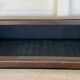 Vintage danish mid-century 3 person brown leather sofa by georg thams 1960s