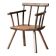Fauteuil en bois massif, art populaire, Royaume-Uni , XIXᵉ siècle