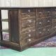 Oak store counter from the 1930s