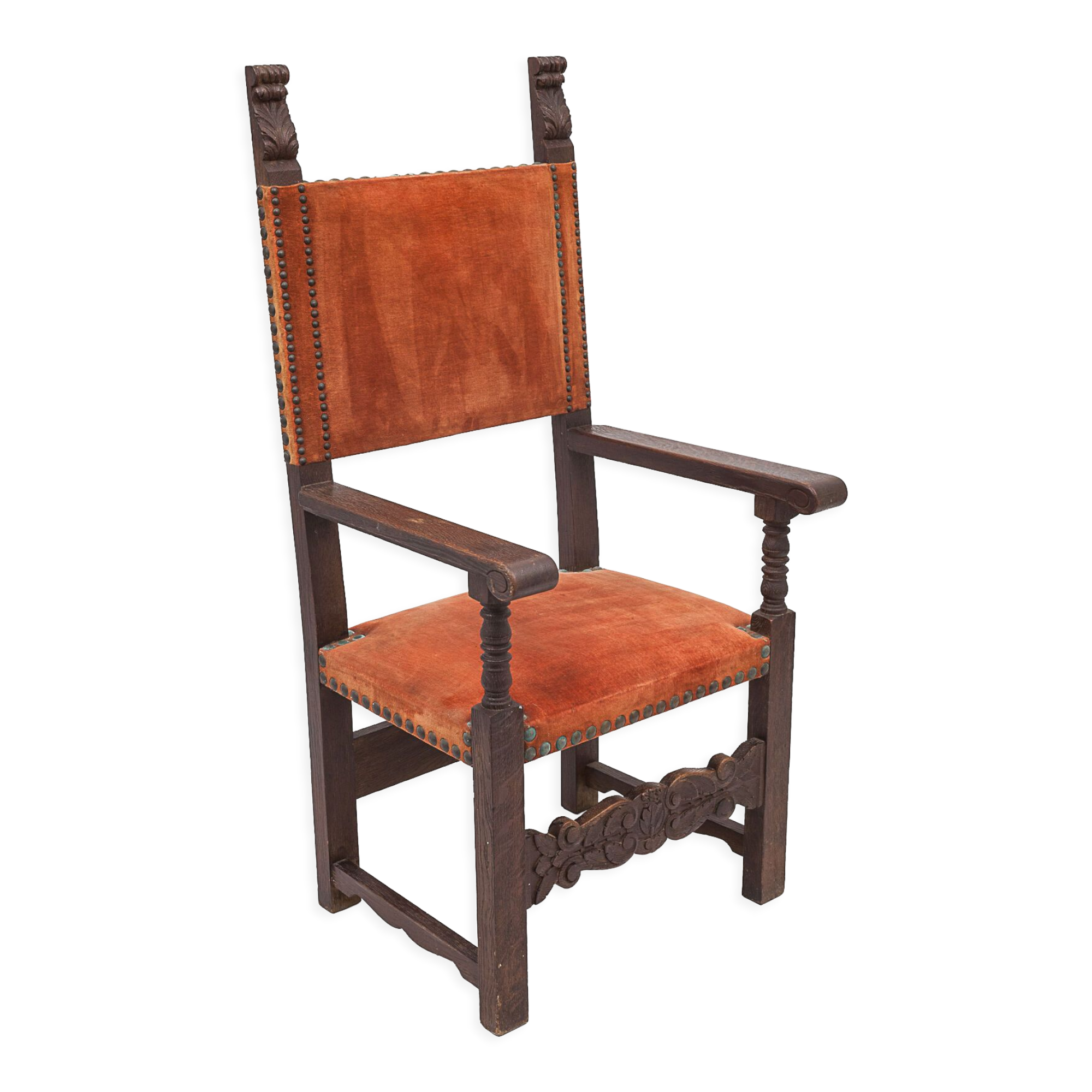 State armchair in palm wood, 1920