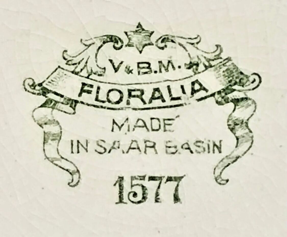 6 old flat plates model Floralia Villeroy & Boch