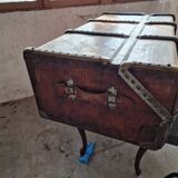 Leather trunk