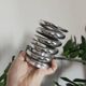 Large spring pen holder in steel – 1970s design