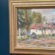 Swedish Oil On Panel "Landscape View" by S. Toqvist, Vintage & Framed 57×40cm
