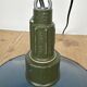Industrial Blue Enamel Military Pendant Lamp with Cast Aluminium Top, 1960
