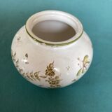 Handmade vase signed Moustiers