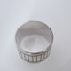Christofle towel ring in silver metal