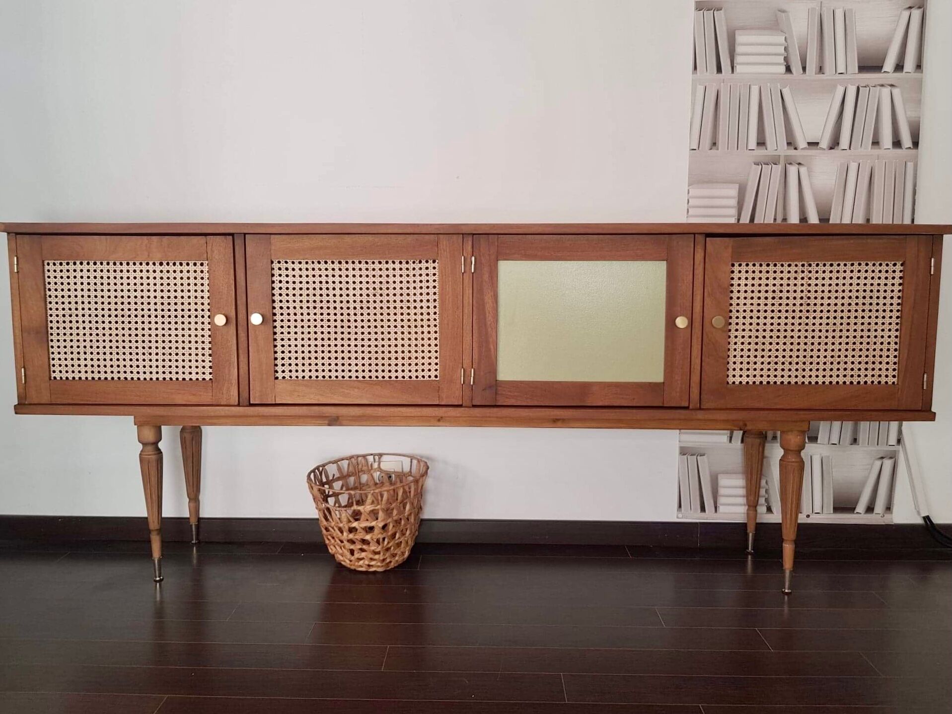 Walnut and canning sideboard