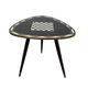 Vintage mid-century chess side table – 1950s/60s | Formica tripod