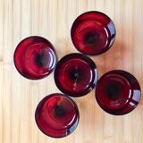 BP Red Luminarc Cups