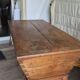 Old dough mixer/Massive wooden board with lid and drawer