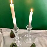 Round base candle holders
