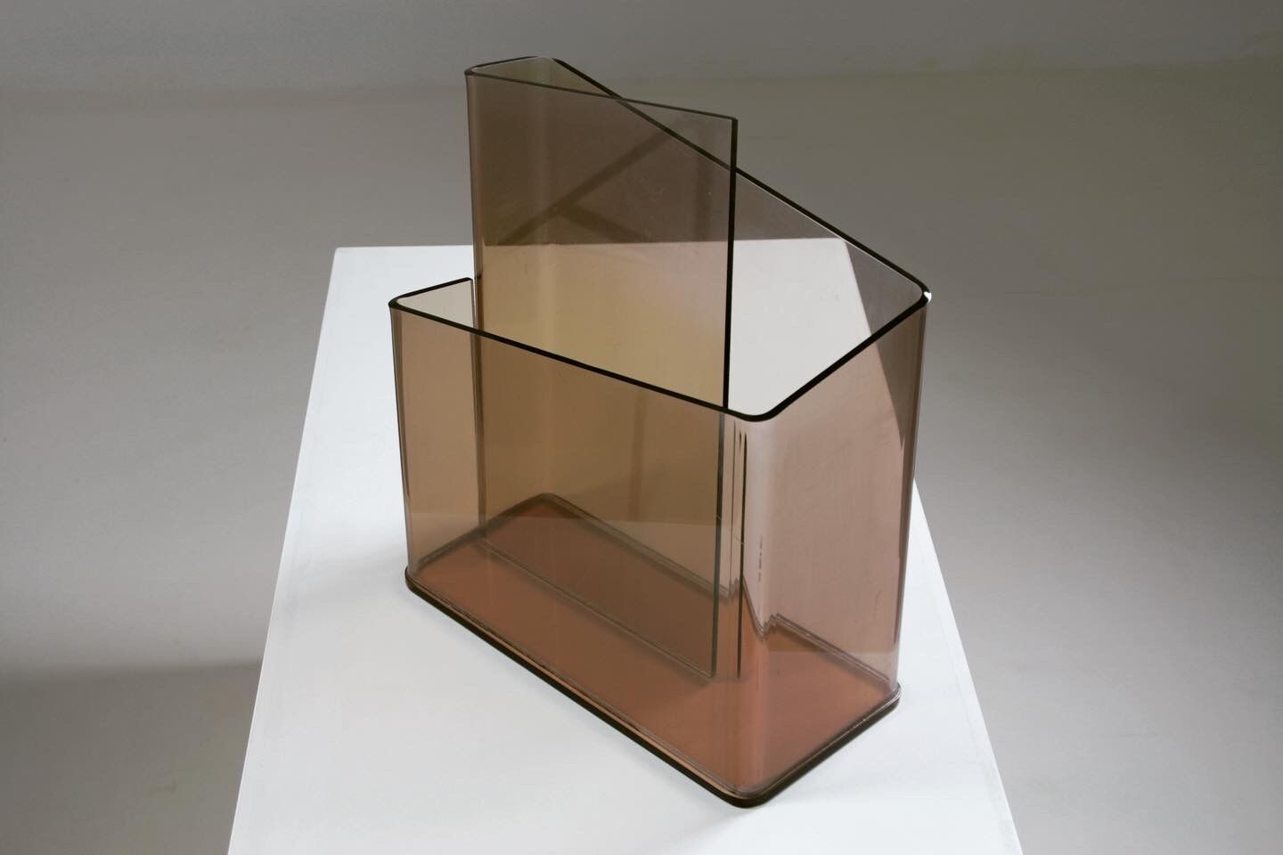 Plexiglass magazine rack for Roche Bobois, France 1970s