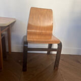 Scandinavian children's desk and two chairs