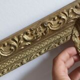 Old gilded wooden frame