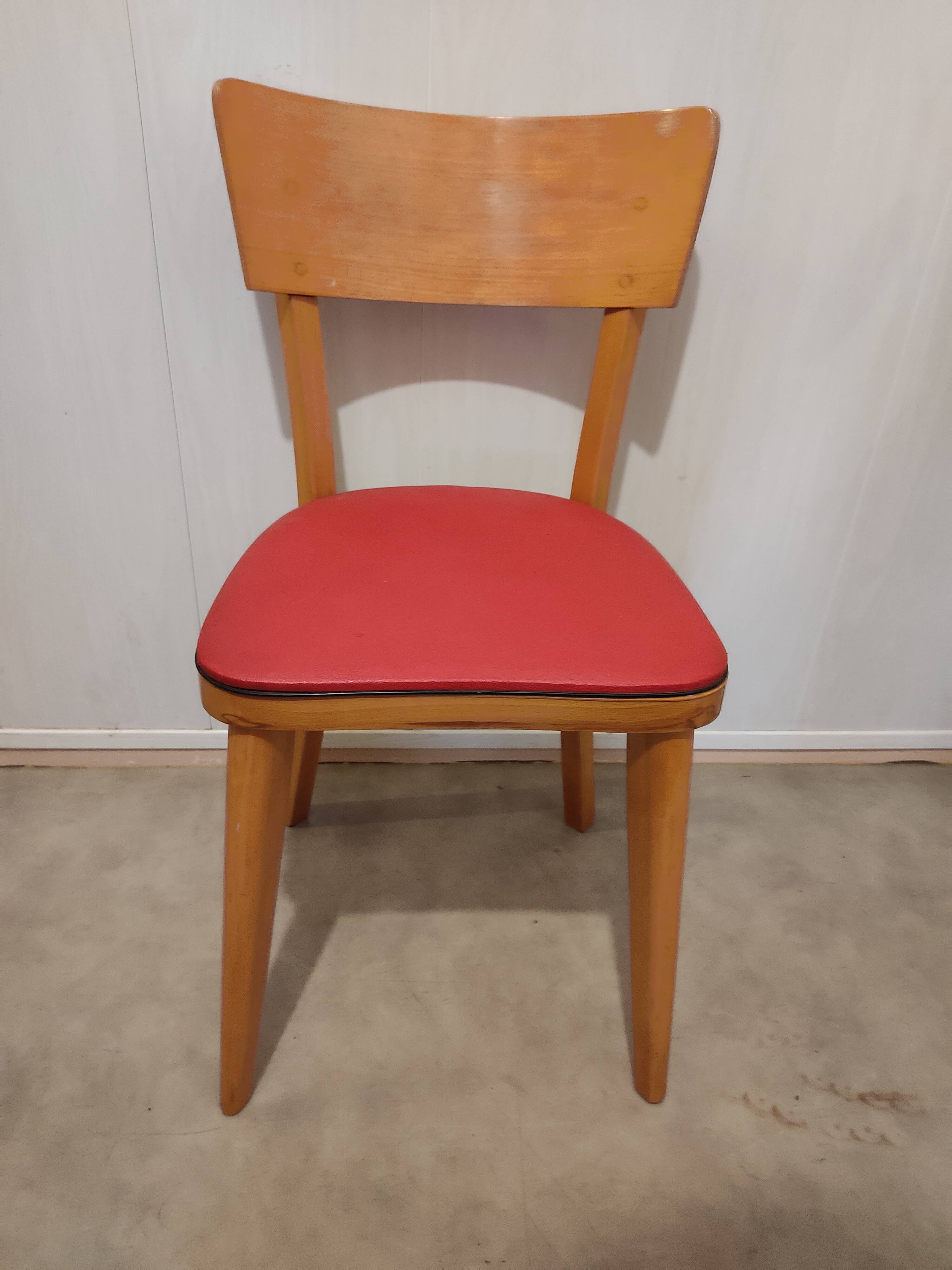 5 vintage bistro chairs