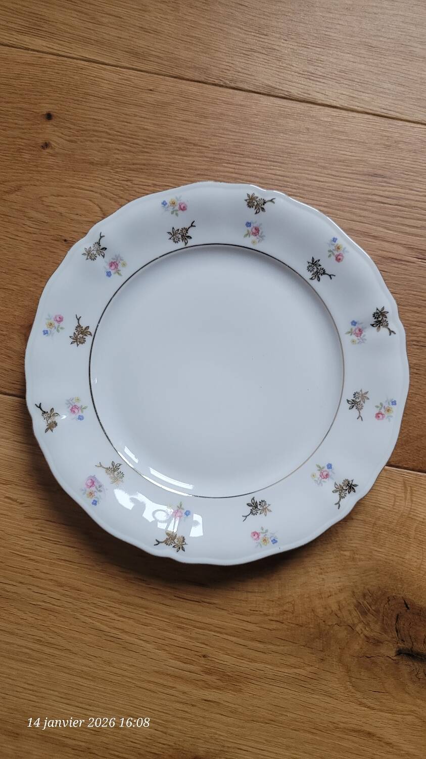 6 antique dessert plates from Bavaria