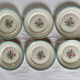 Vintage floral plates