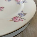 Porcelain cake plates on foot