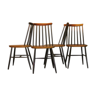 Lot de 4 chaises Ercol années 1950