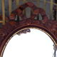 Oval wooden mirror Louis XVI style 54cmx37cm