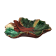 Plat valauris feuille, 1970