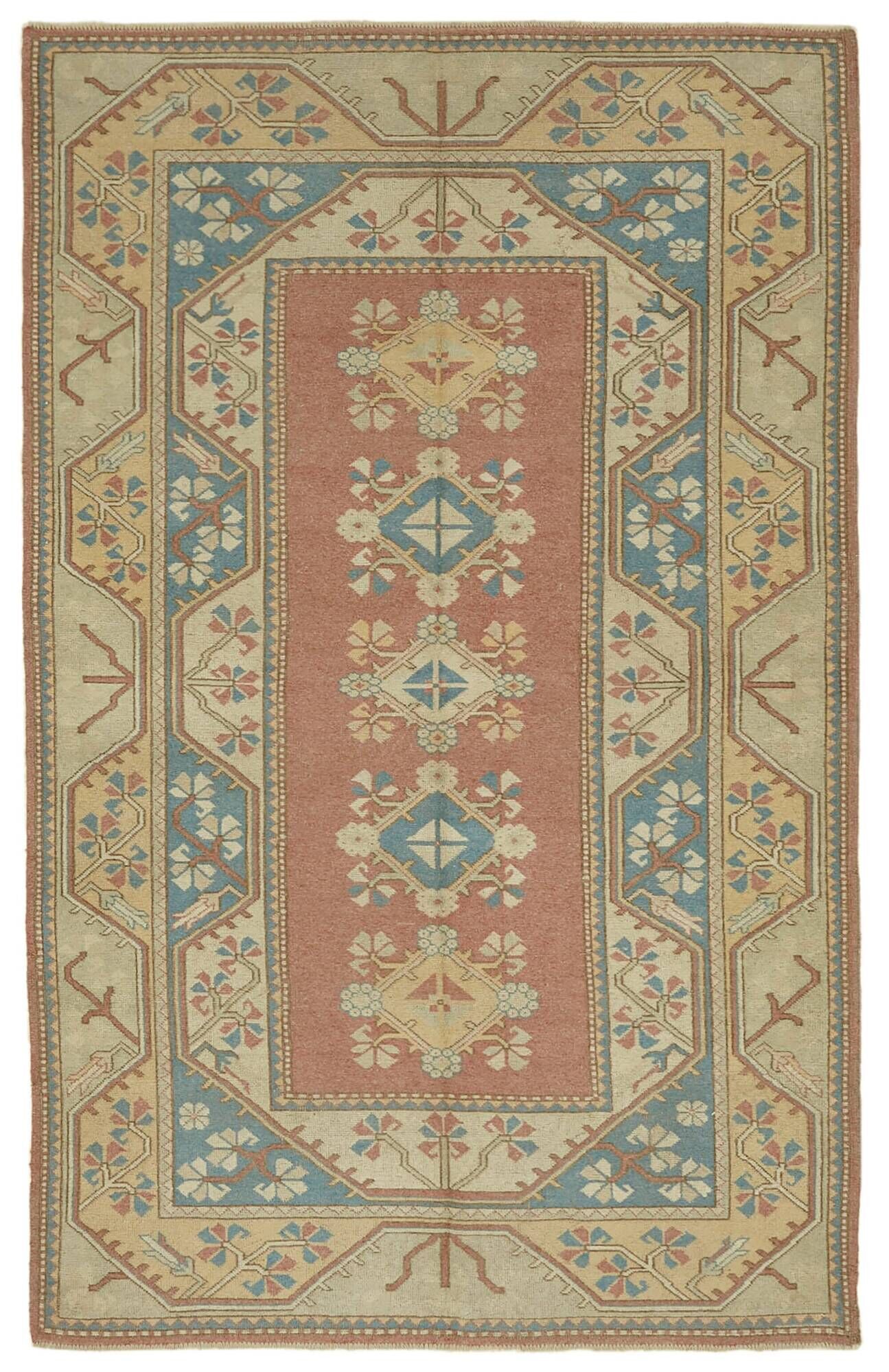 Turkish Vintage Anatolian Rug 158 cm x 251 cm