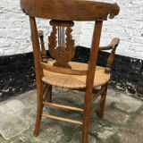 Cherry armchair directoire