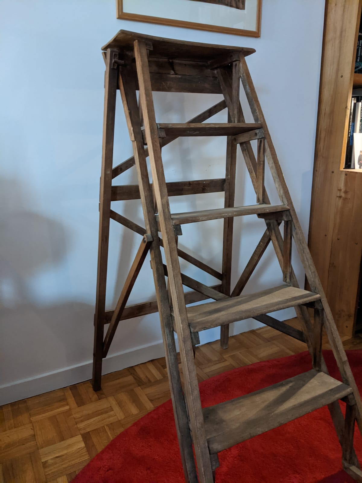 Old painter stepladder