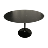 Table Knoll en marbre noir Eero Saarinen Tulipe signée 107