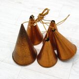 Suspensions coniques par ES Horn Aalestrup, 1970, ensemble (5)