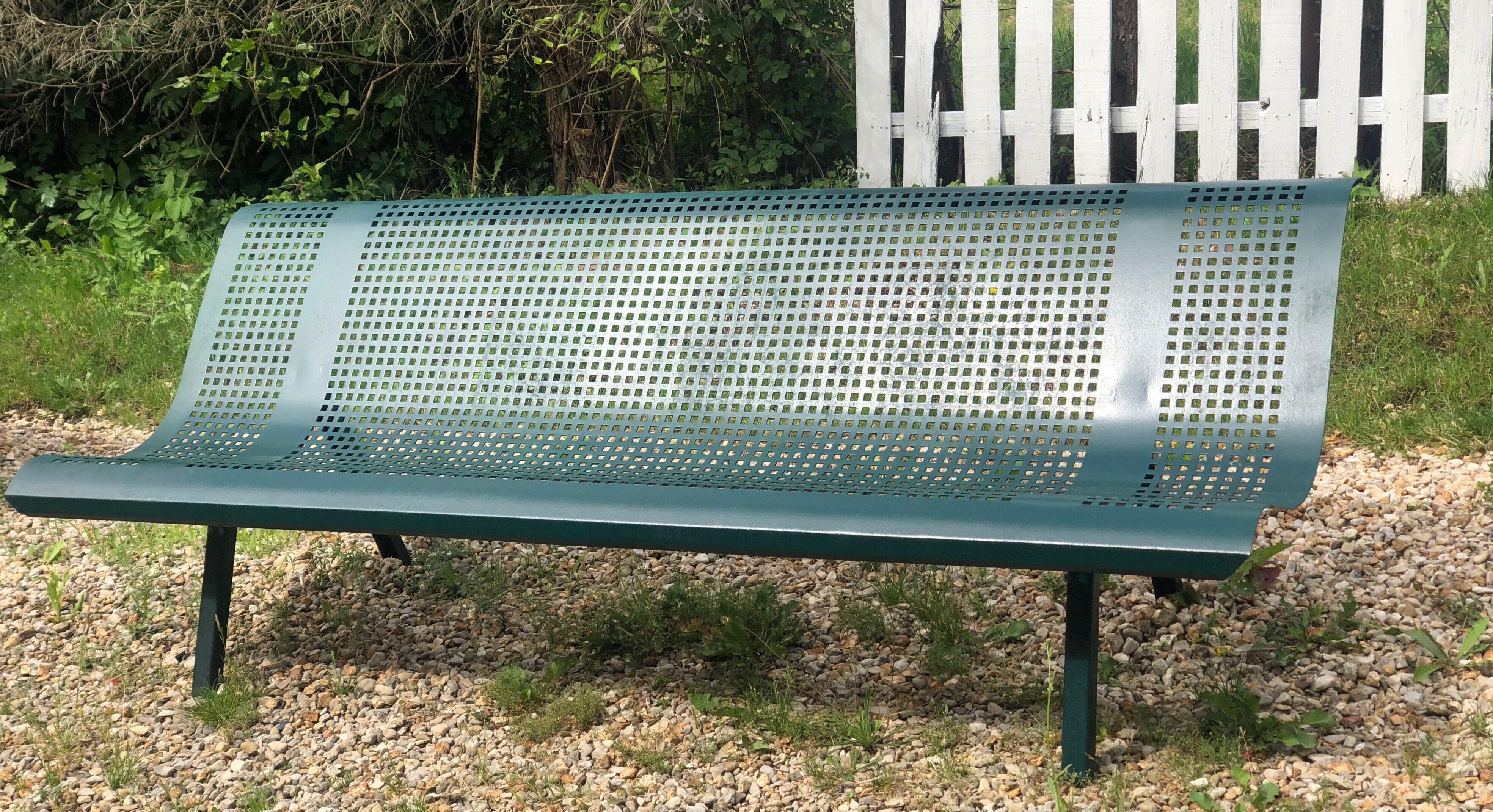 Parisian public garden bench 1950's