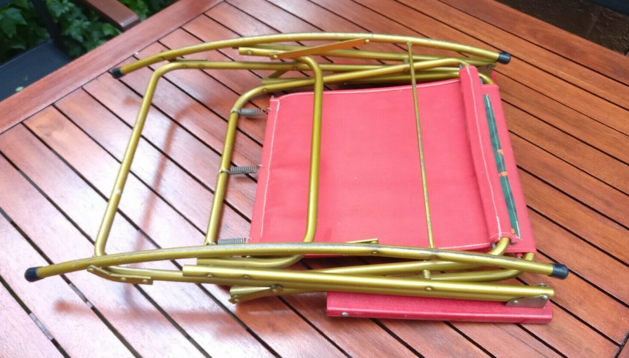 Rocking chair rocking vintage children's flesh