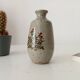 Petit vase vintage japonais en grès moucheté