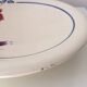 Large round ceramic serving platter from Lunéville, Chantal pattern
