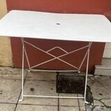 Folding garden table